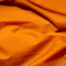 Load image into Gallery viewer, Orange Organic Solid Cotton Poplin Fat Quarters

