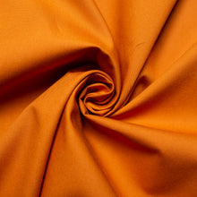 Load image into Gallery viewer, Orange Organic Solid Cotton Poplin Fat Quarters
